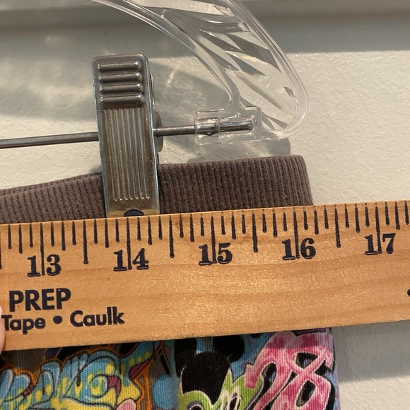 Disney Parks Mickey Pajama Pants Womens Large Lounge Stretch Graffiti - Picture 12 of 16